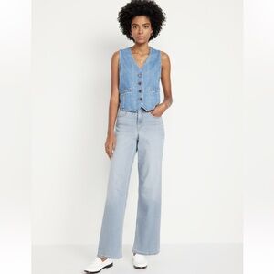 Old Navy High-Rise Wow Wide Leg Jeans, Size 4